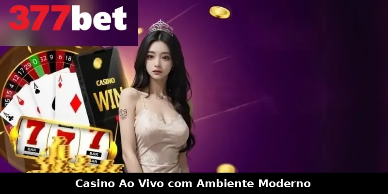 Casino Ao Vivo com Ambiente Moderno
