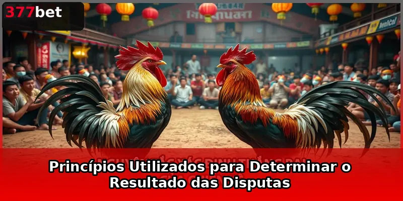 Princípios Utilizados para Determinar o Resultado das Disputas